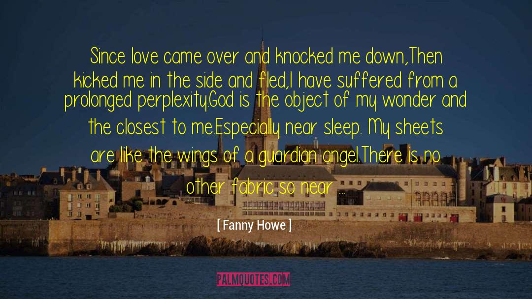 The Fabric Of The Universe quotes by Fanny Howe