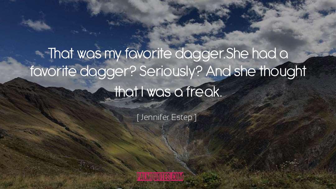 The Favorite quotes by Jennifer Estep