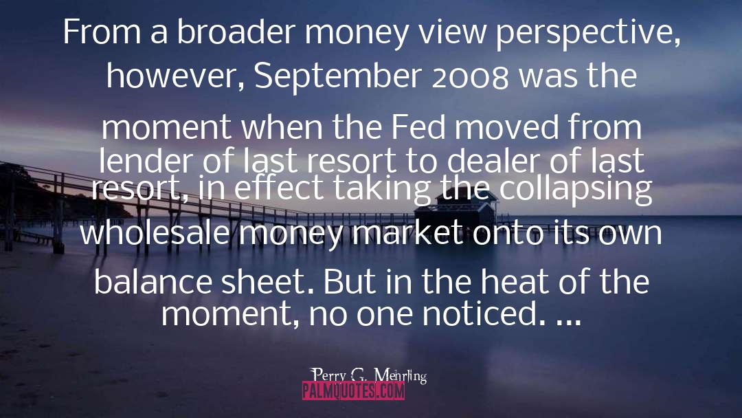 The Fed quotes by Perry G. Mehrling