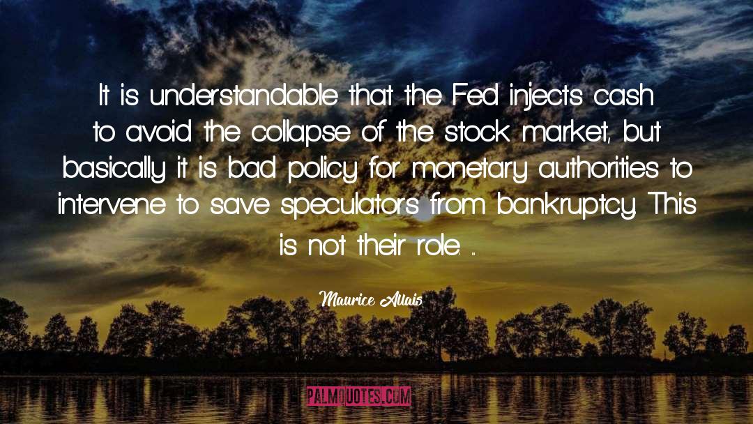 The Fed quotes by Maurice Allais
