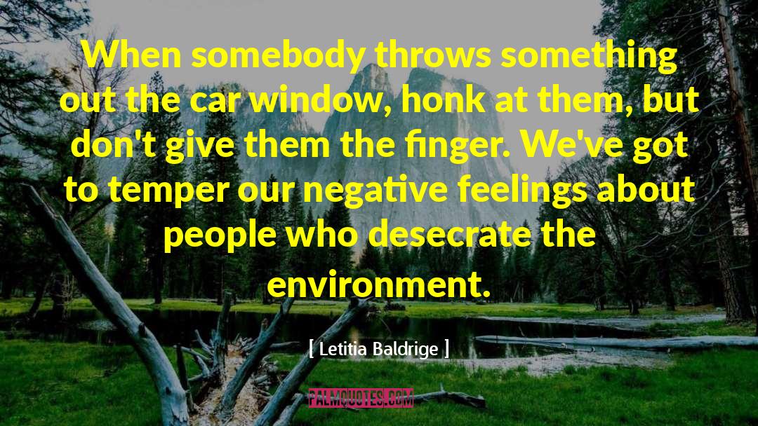 The Finger quotes by Letitia Baldrige