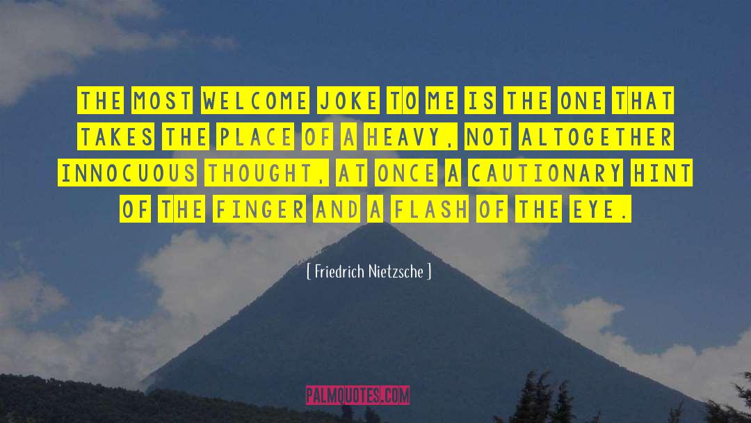 The Finger quotes by Friedrich Nietzsche