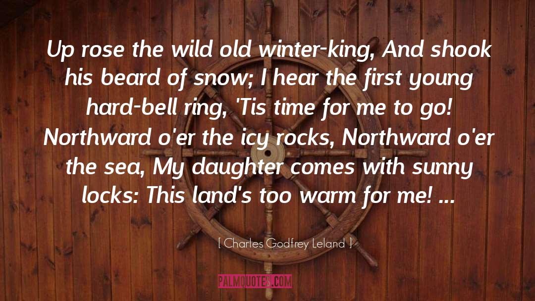 The First Snow Of The Year quotes by Charles Godfrey Leland