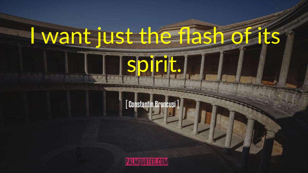 The Flash quotes by Constantin Brancusi