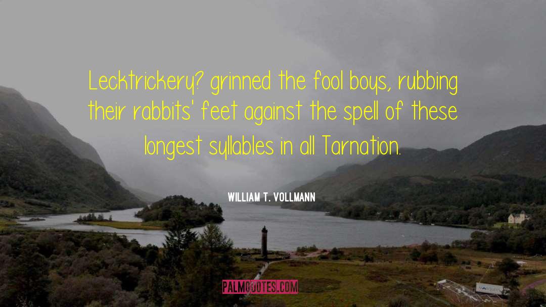 The Fool quotes by William T. Vollmann