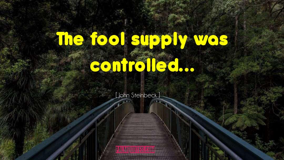 The Fool quotes by John Steinbeck