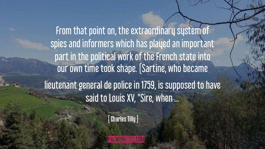 The French quotes by Charles Tilly