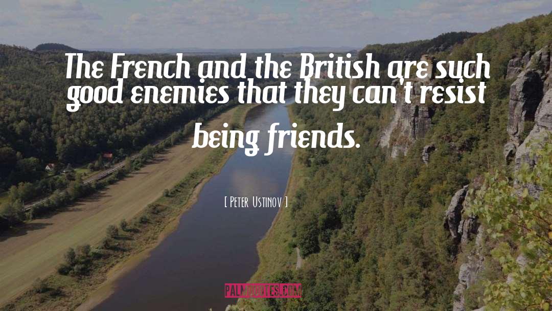 The French quotes by Peter Ustinov