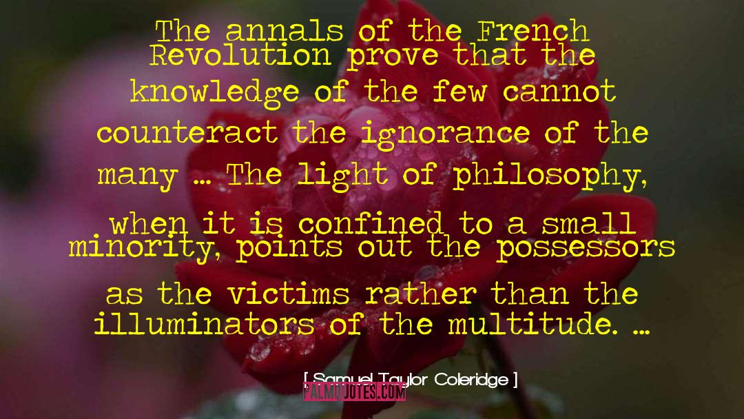 The French Revolution quotes by Samuel Taylor Coleridge