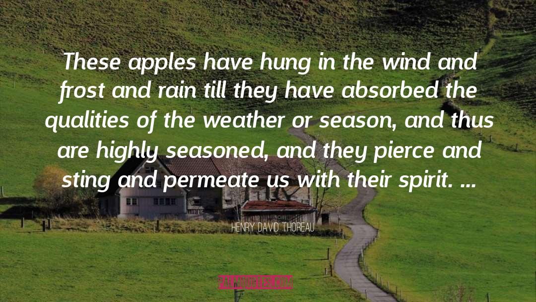 The Frost Of Springtime quotes by Henry David Thoreau