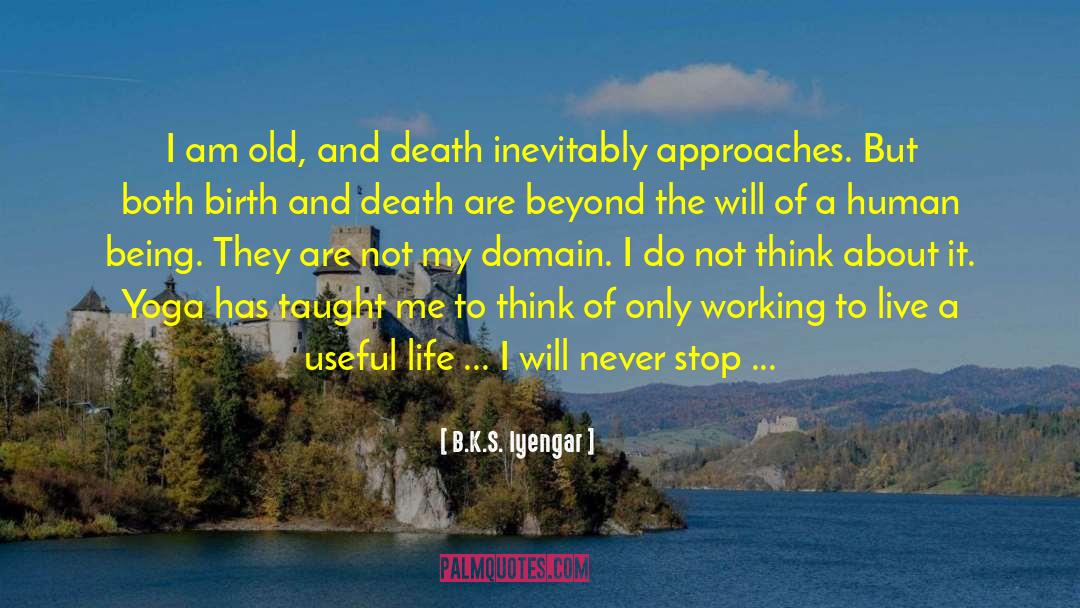 The Gangster S Death quotes by B.K.S. Iyengar