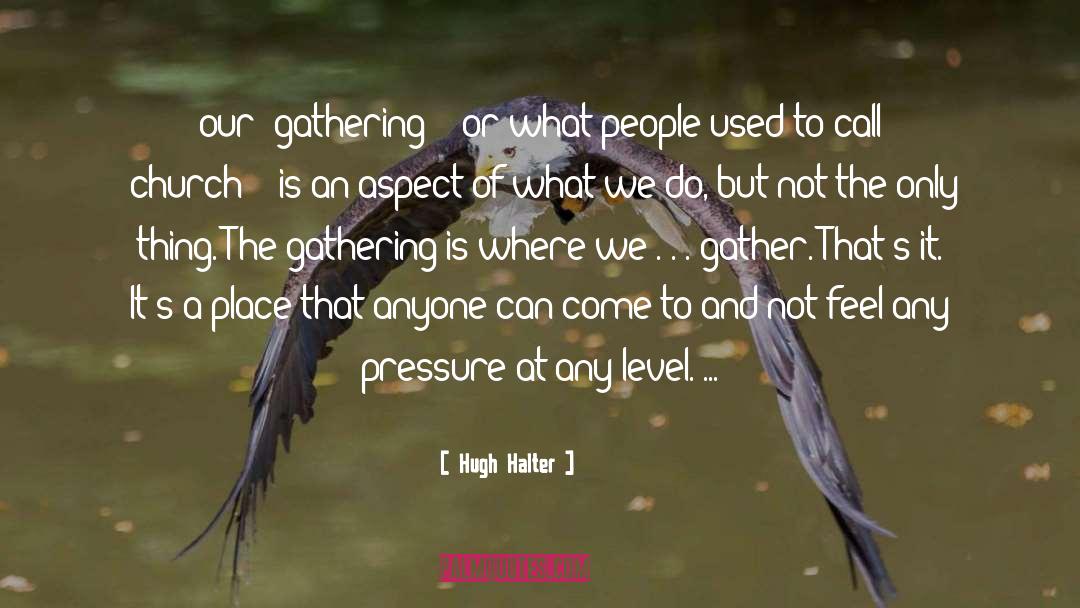 The Gathering quotes by Hugh Halter