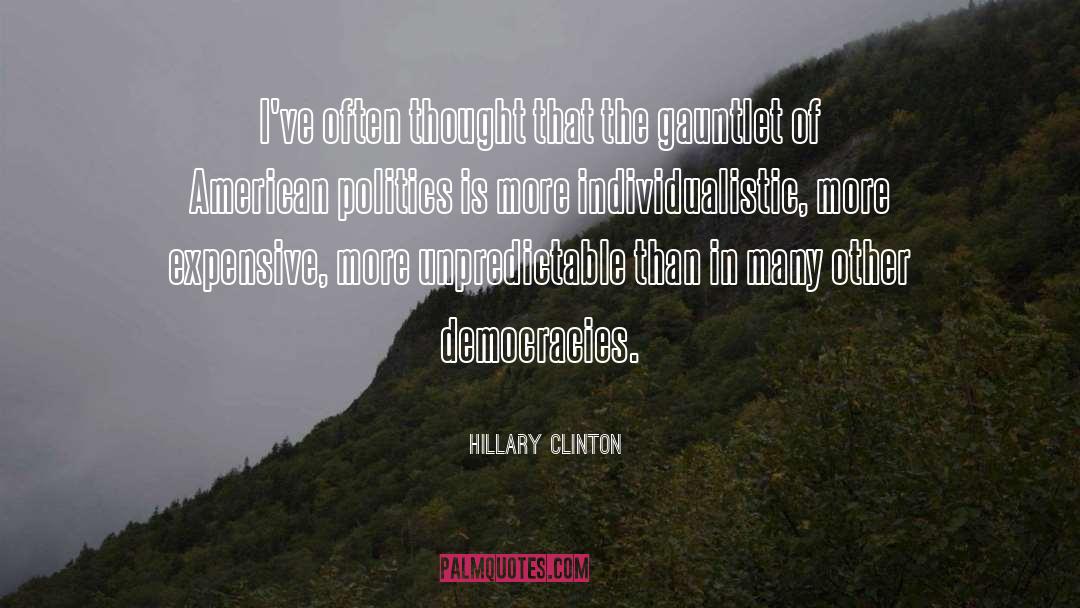 The Gauntlet quotes by Hillary Clinton