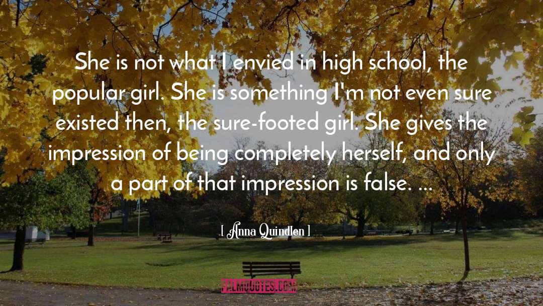 The Girl Child quotes by Anna Quindlen