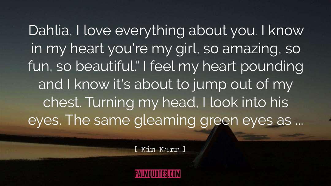 The Girl In The Green Silk Gown quotes by Kim Karr