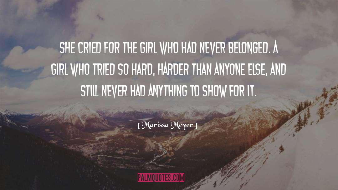 The Girl Who Cried Monster quotes by Marissa Meyer