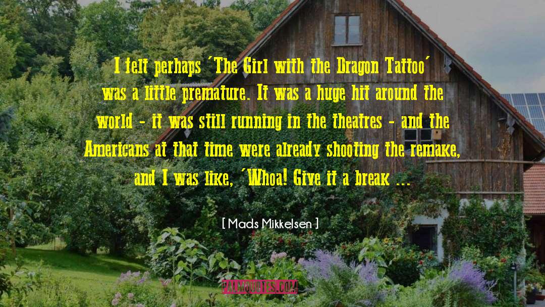 The Girl With The Dragon Tattoo quotes by Mads Mikkelsen