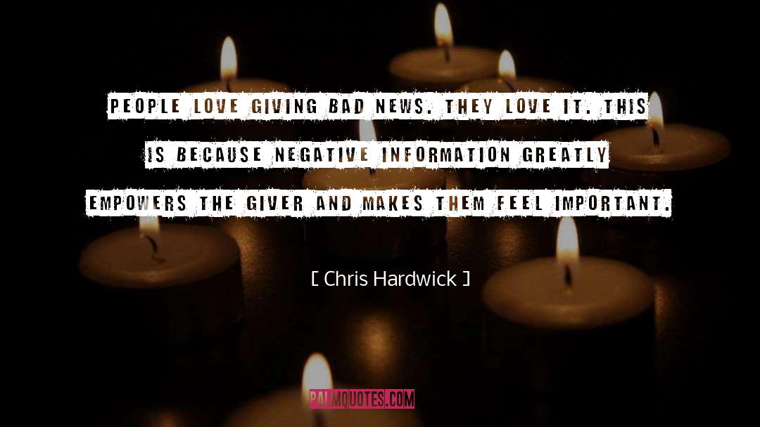 The Giver quotes by Chris Hardwick