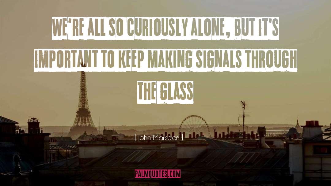 The Glass Arrow quotes by John Marsden