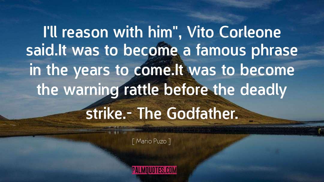 The Godfather quotes by Mario Puzo