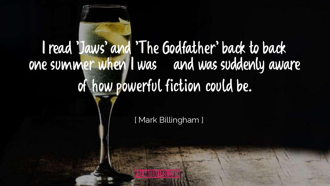 The Godfather quotes by Mark Billingham