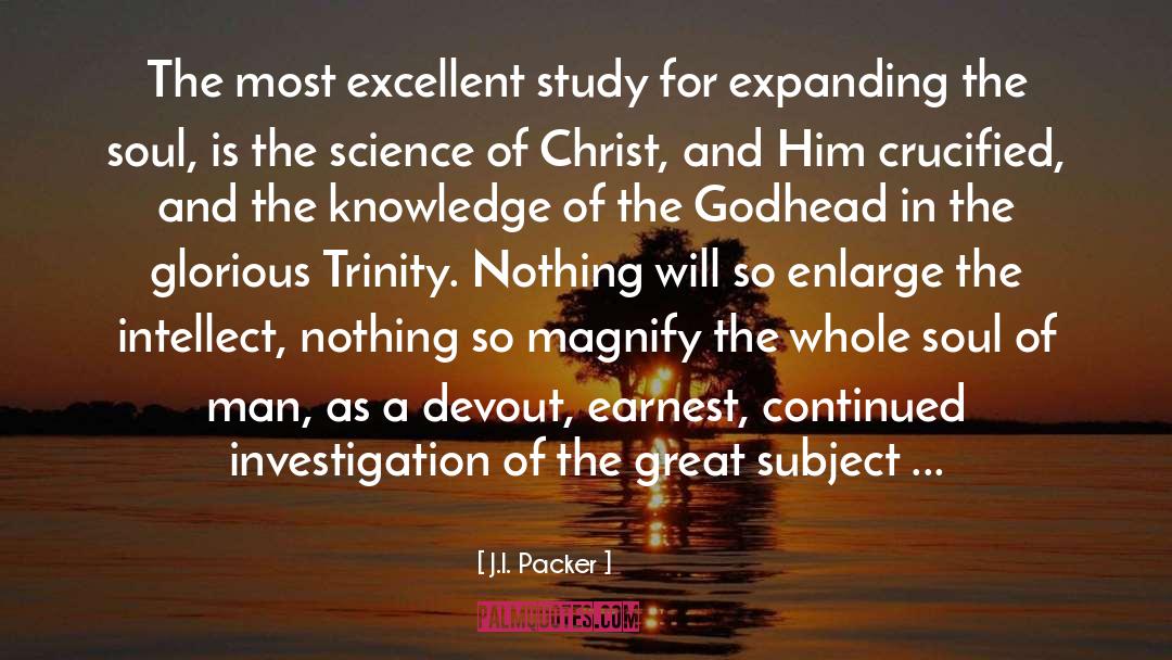 The Godhead quotes by J.I. Packer