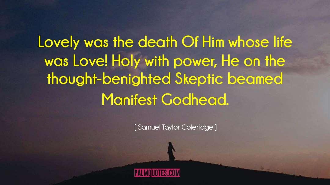 The Godhead quotes by Samuel Taylor Coleridge