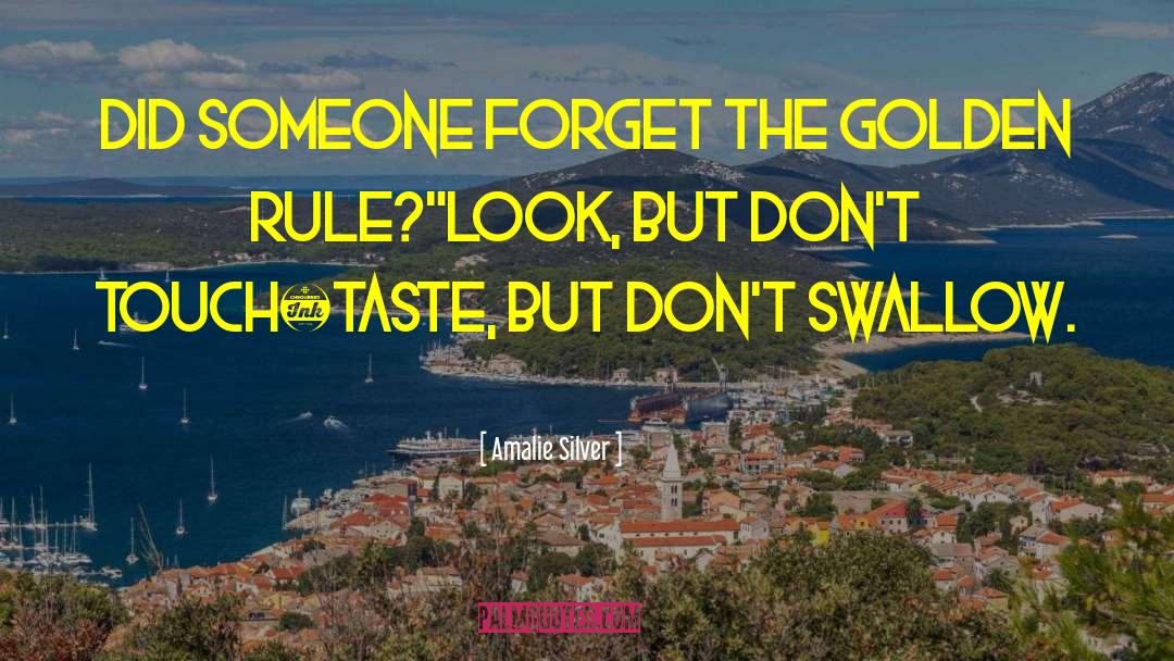 The Golden Rule quotes by Amalie Silver