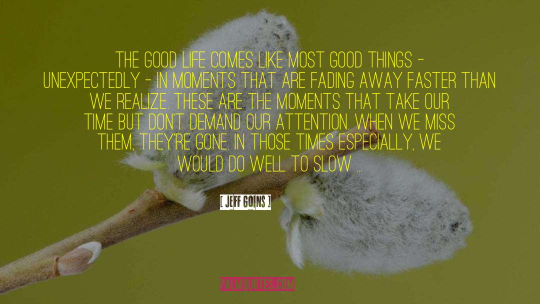 The Good Life quotes by Jeff Goins