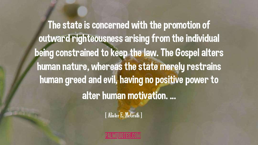 The Gospel quotes by Alister E. McGrath