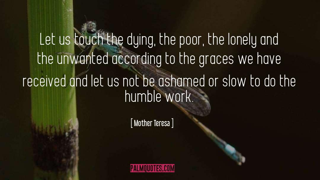 The Graces quotes by Mother Teresa