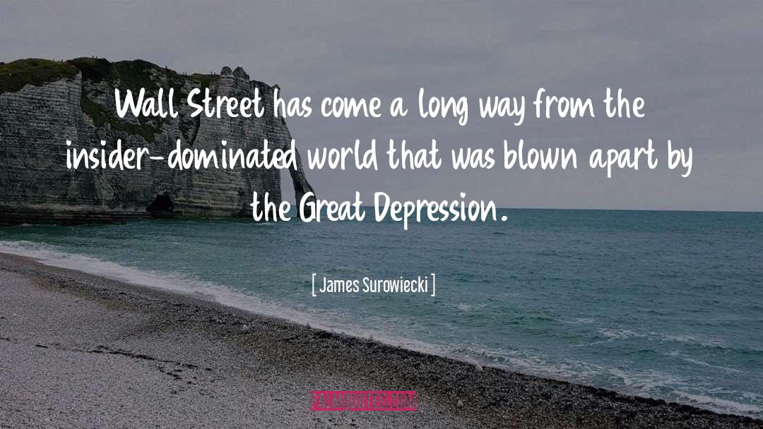 The Great Depression quotes by James Surowiecki