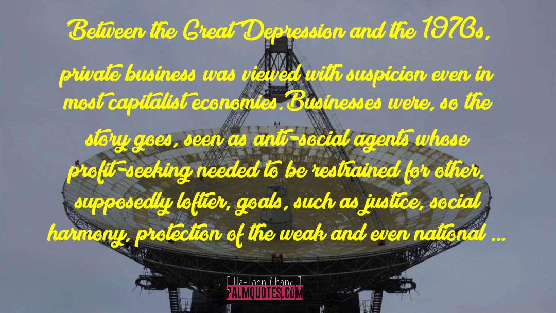 The Great Depression quotes by Ha-Joon Chang