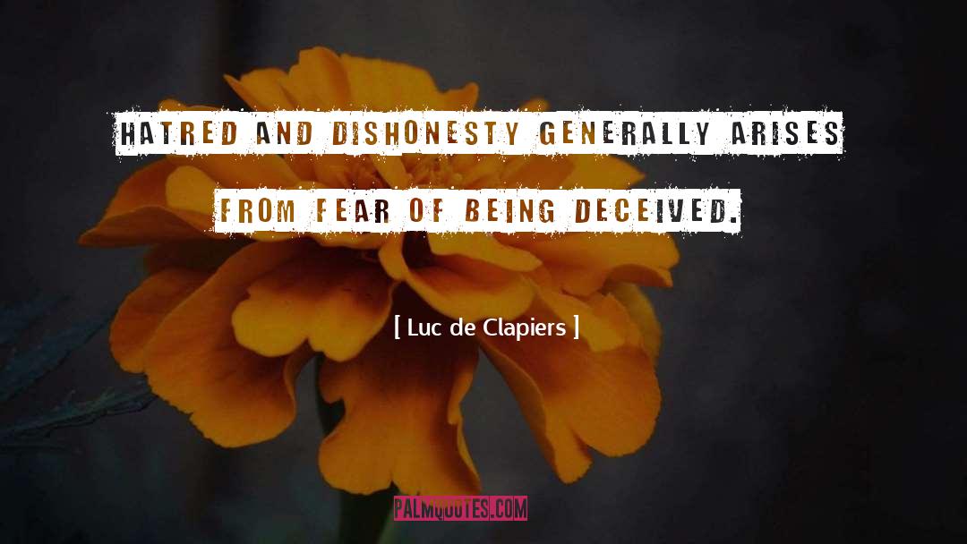 The Great Gatsby Dishonesty quotes by Luc De Clapiers