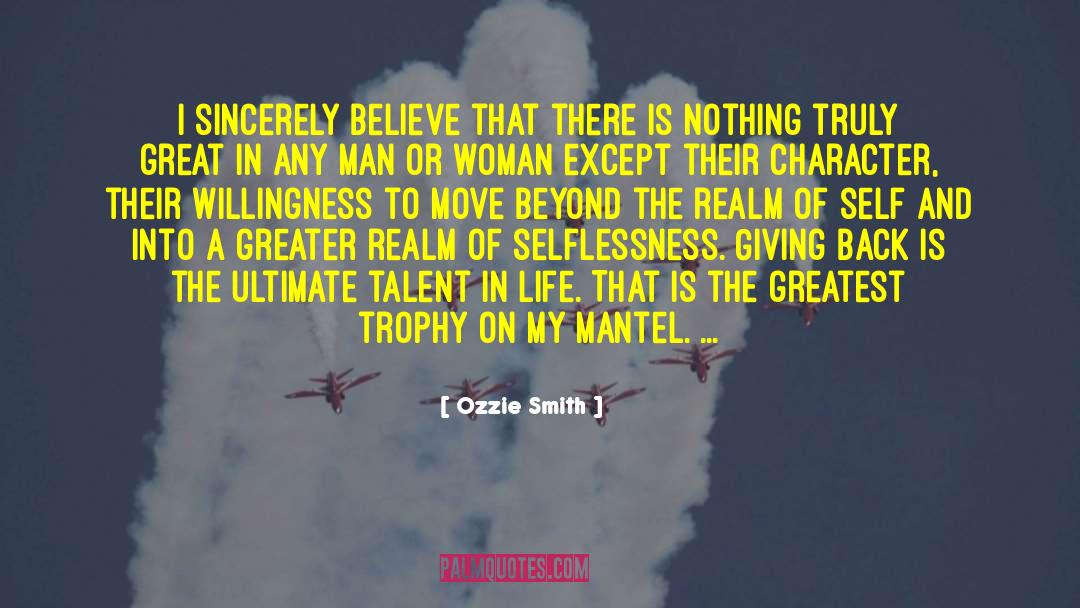 The Great Turning quotes by Ozzie Smith