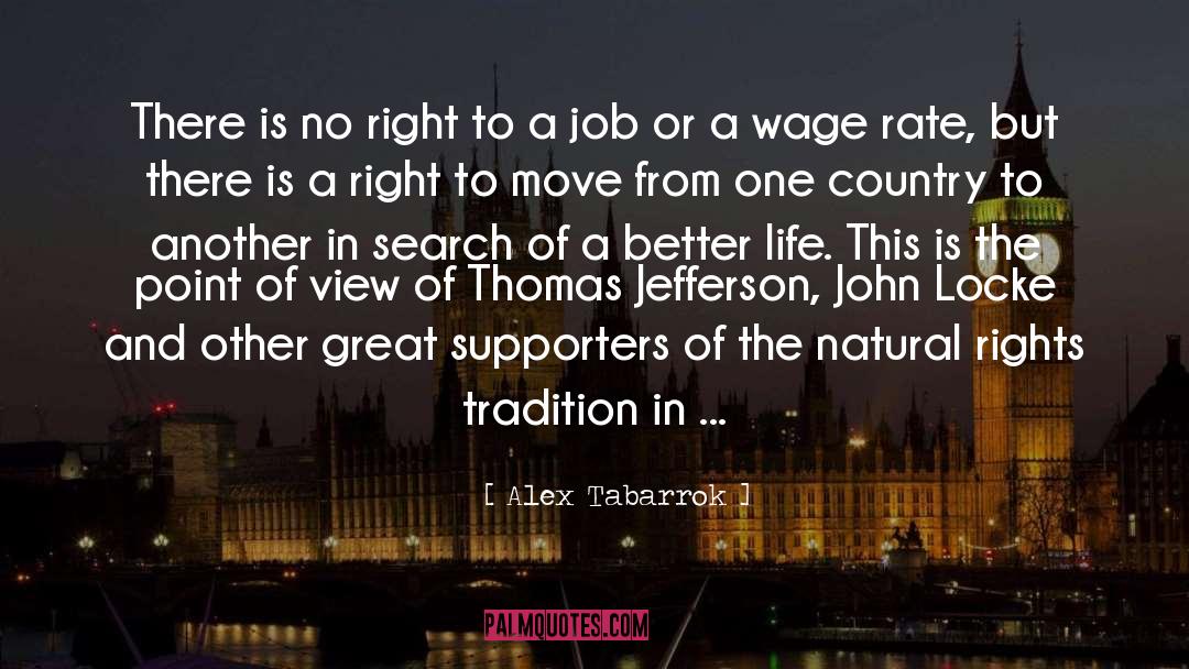 The Great Work quotes by Alex Tabarrok