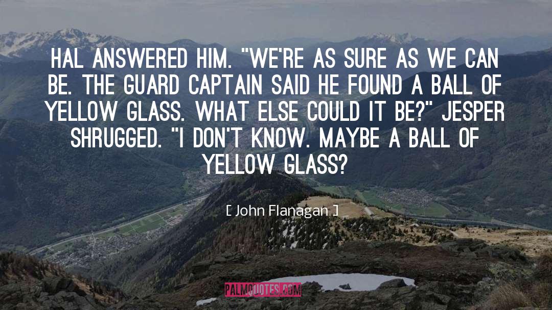 The Guard quotes by John Flanagan