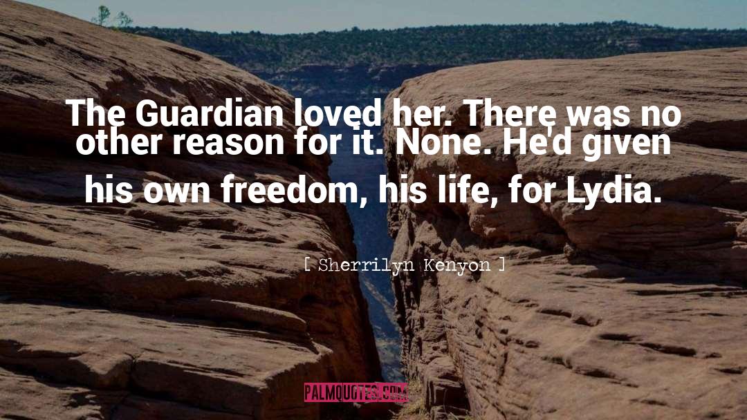 The Guardian quotes by Sherrilyn Kenyon