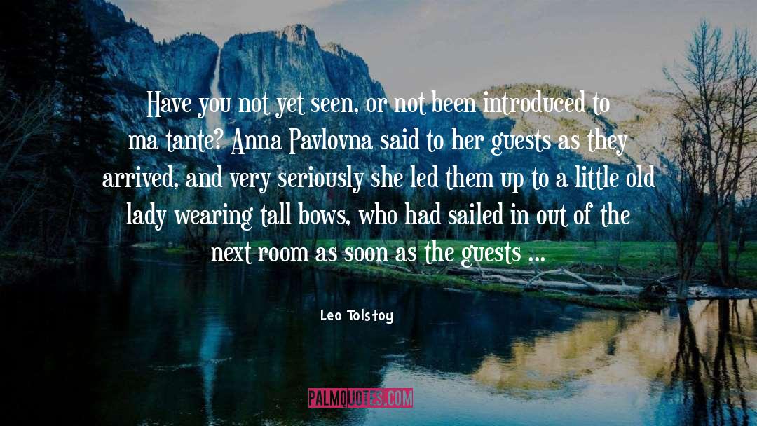 The Guest quotes by Leo Tolstoy