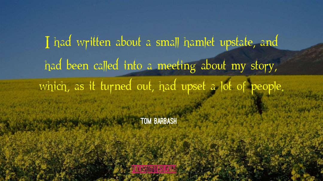 The Hamlet quotes by Tom Barbash