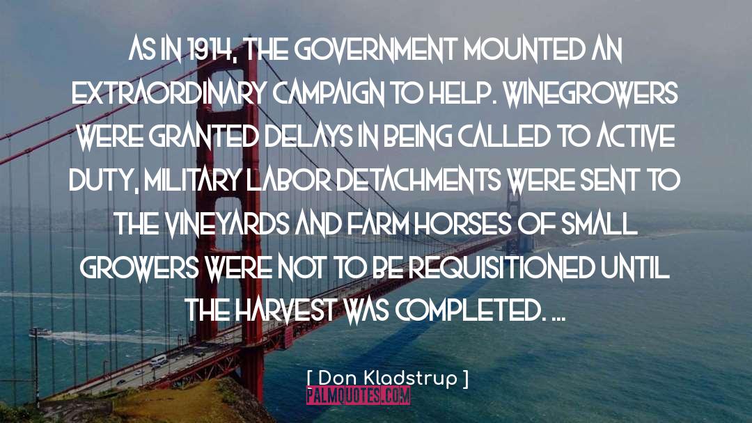 The Harvest quotes by Don Kladstrup