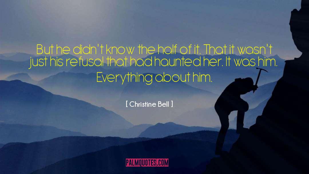 The Haunted Cave quotes by Christine Bell