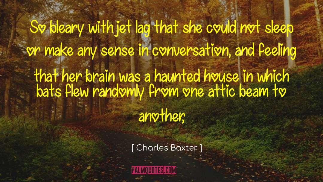 The Haunted quotes by Charles Baxter