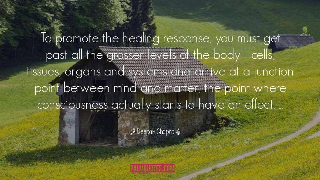 The Healing quotes by Deepak Chopra