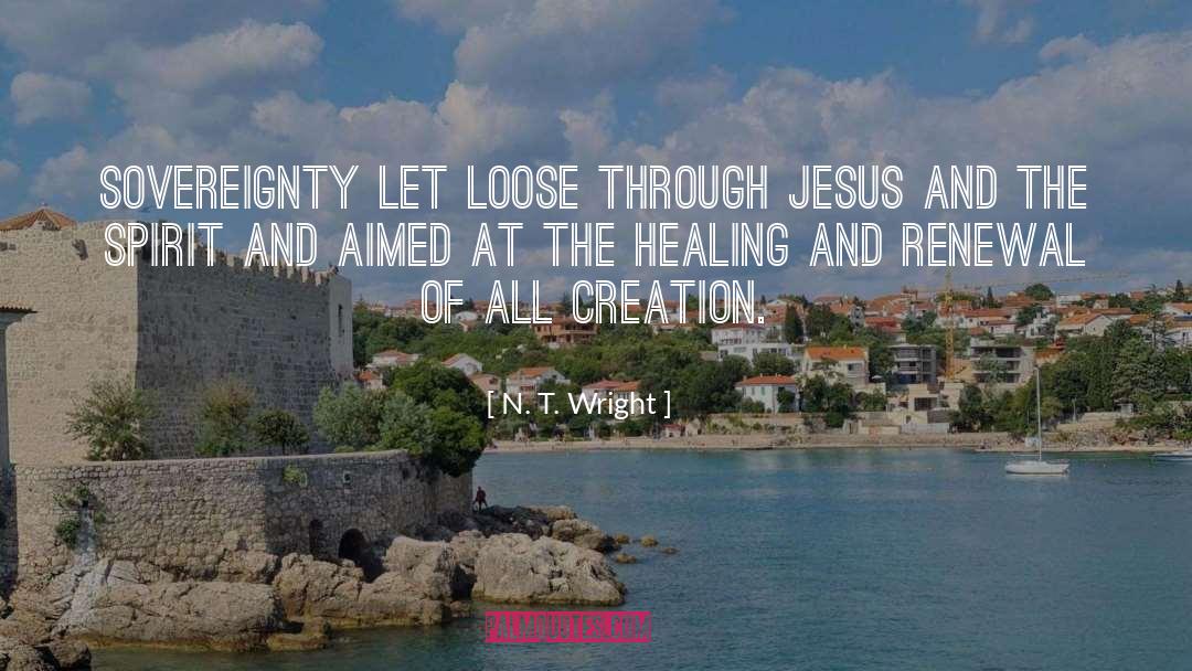 The Healing quotes by N. T. Wright