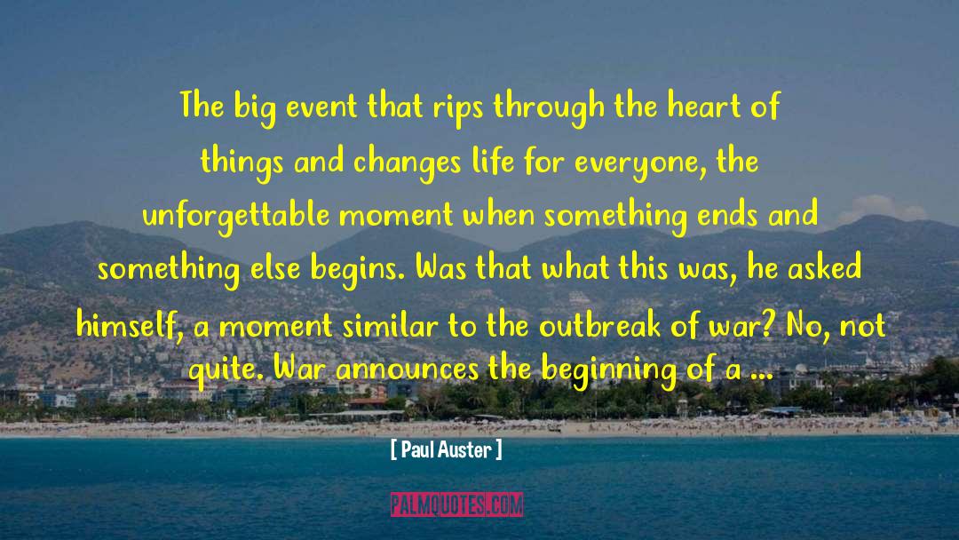 The Heart Of Prayer quotes by Paul Auster