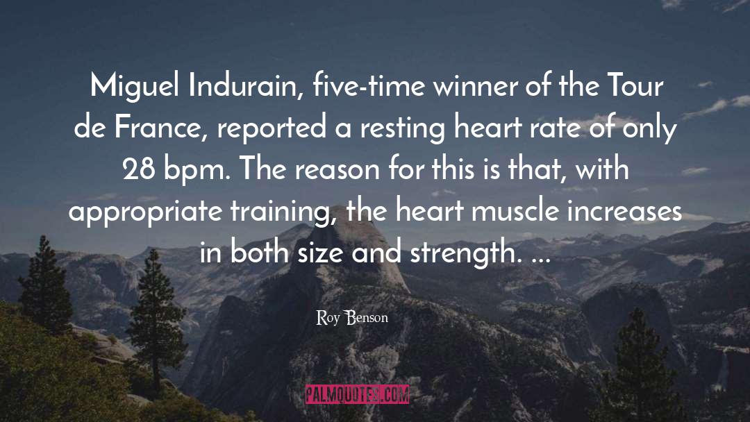 The Heart Rate Of A Mouse quotes by Roy Benson