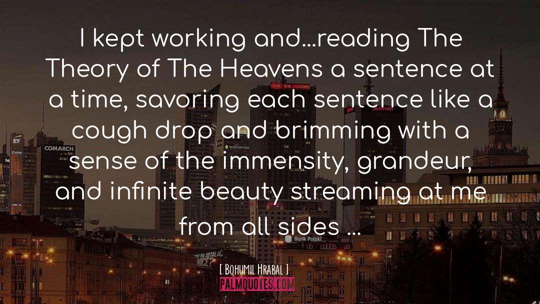 The Heavens quotes by Bohumil Hrabal