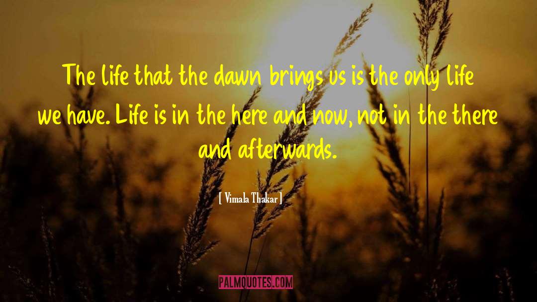 The Here And Now quotes by Vimala Thakar