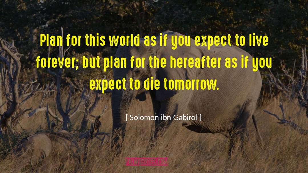 The Hereafter quotes by Solomon Ibn Gabirol